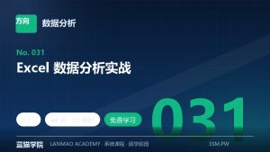 Excel 数据分析实战